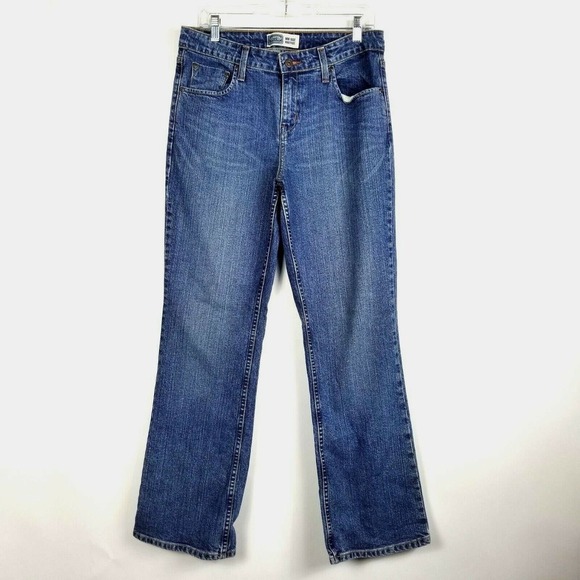 Levis Womens Jeans Size 10 Medium Blue Mid Rise Bootcut Cotton Blend Denim Pants - Picture 1 of 8